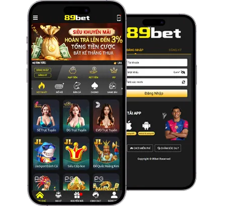Màn hình điện thoại hiển thị nhiều loại trò chơi cá cược FF88 Login